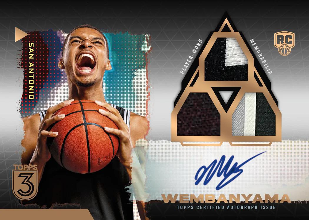 2023/24 Topps Three Basketball Hobby Box