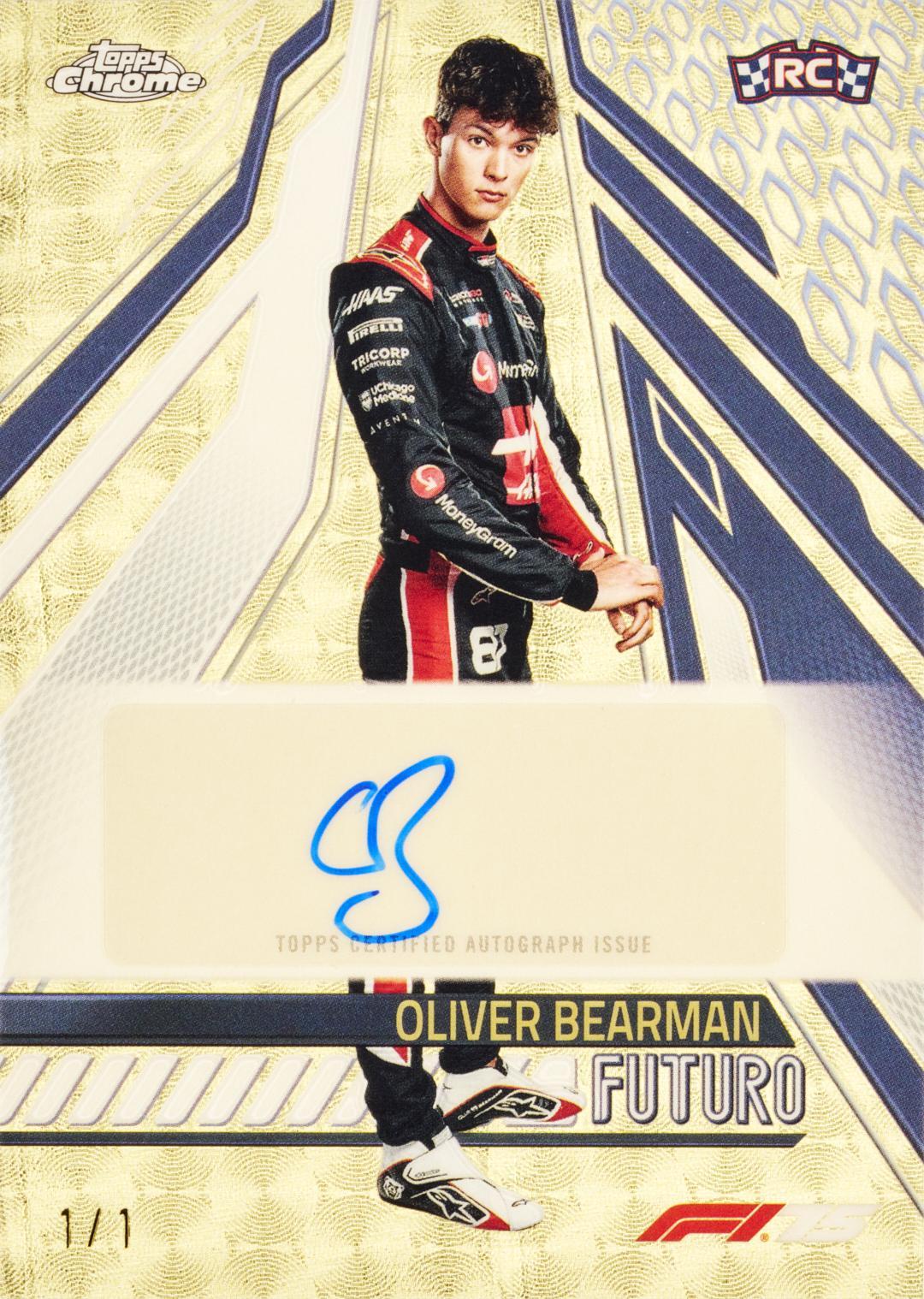 2025 Topps Chrome Formula 1 Racing Hobby 12 Box Case