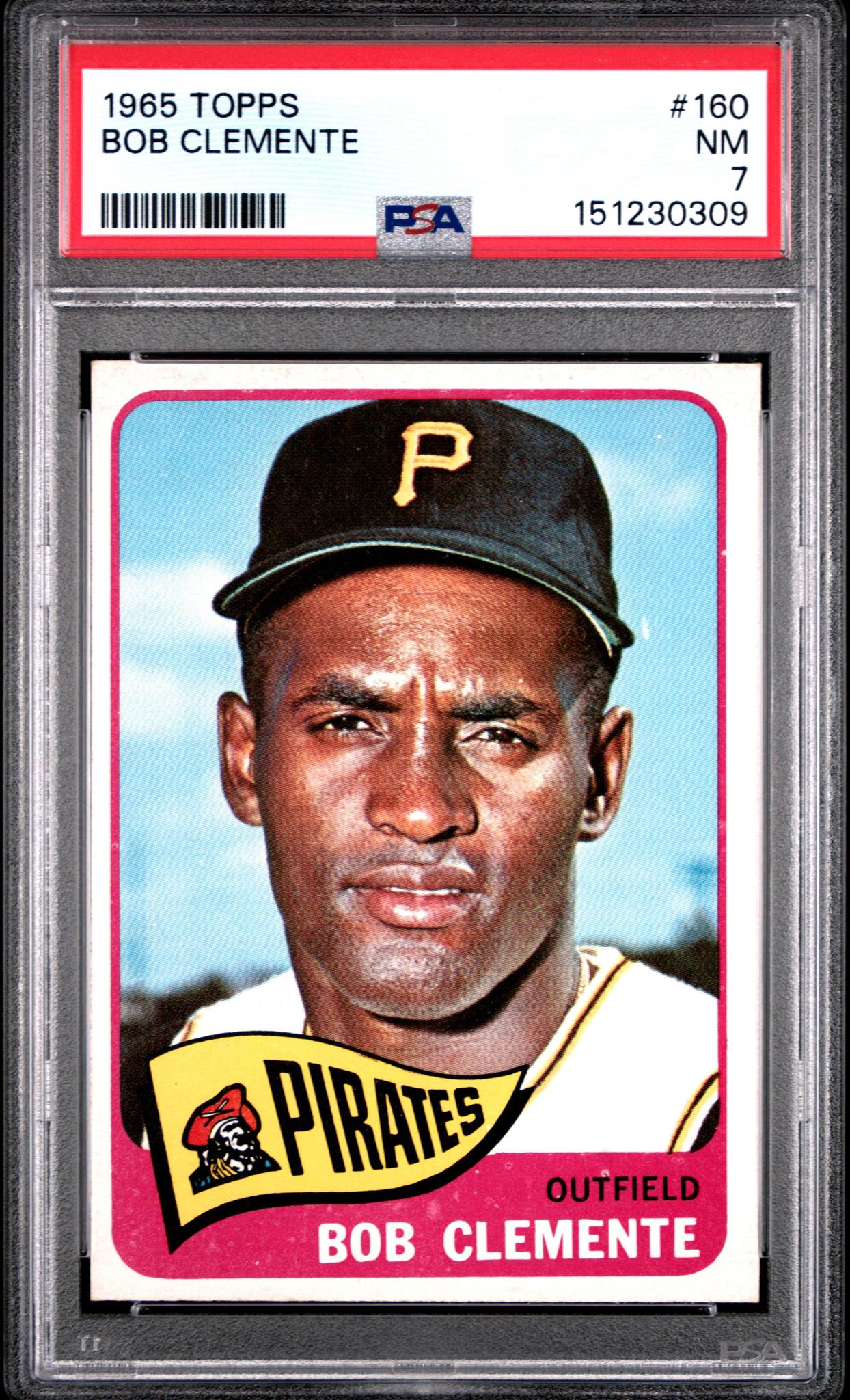 1965 Topps Bob Clemente #160 PSA 7