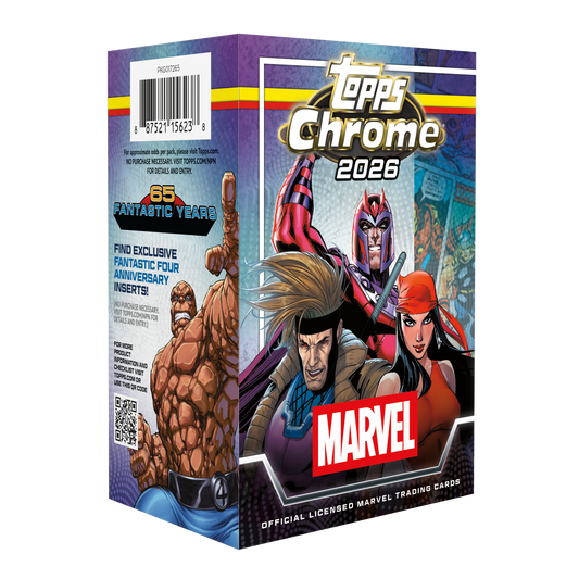 2026 Topps Marvel Comics Chrome Blaster 40 Box Case