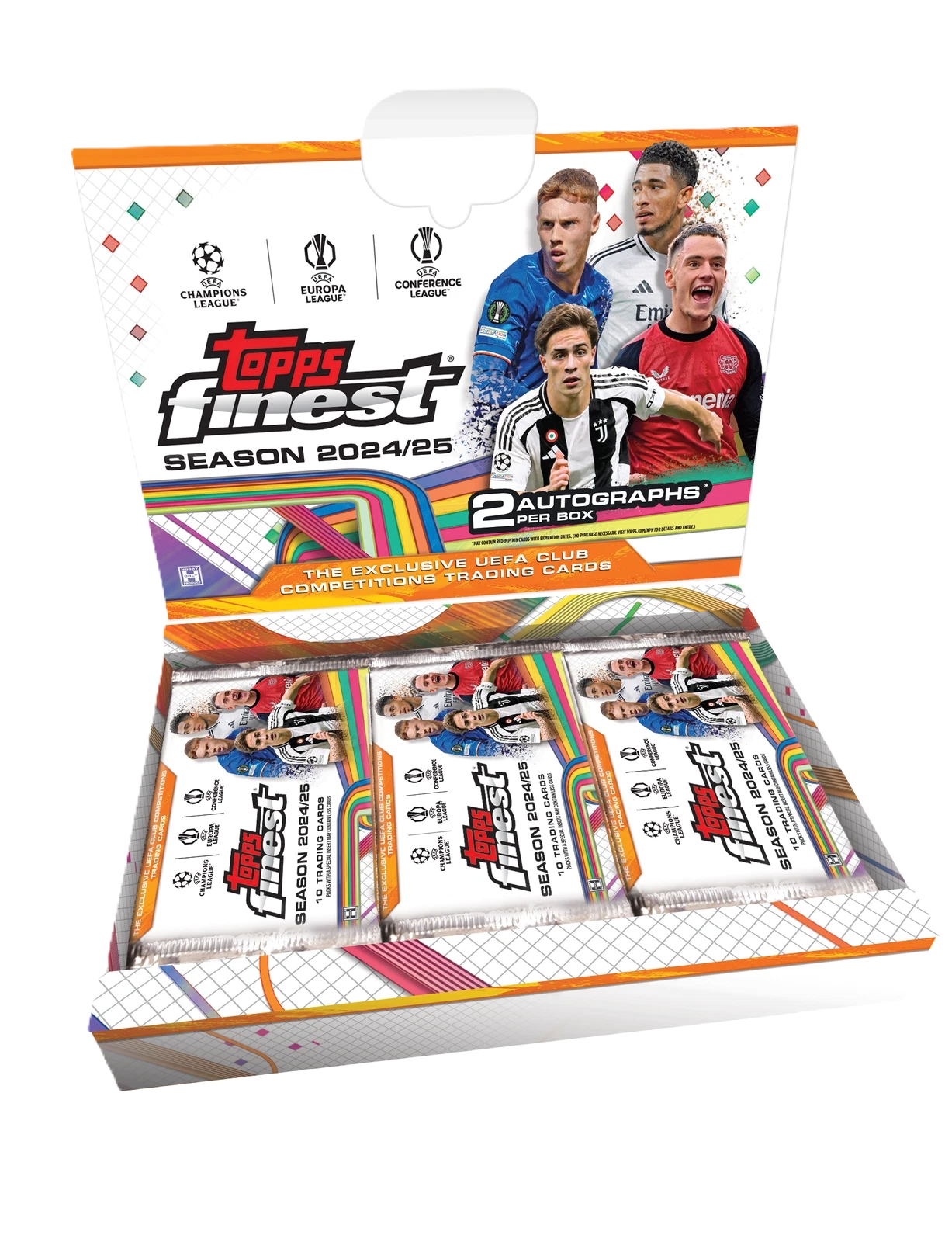 2024/25 Topps UEFA Club Competitions Finest Soccer Hobby Box