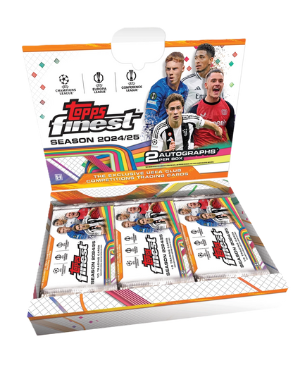 2024/25 Topps UEFA Club Competitions Finest Soccer Hobby Box