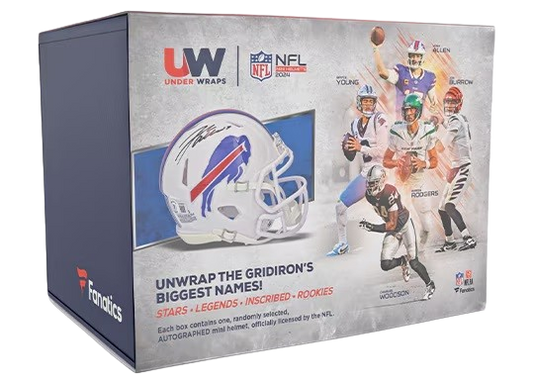 2024 Fanatics Under Wraps NFL Football Mini Helmets