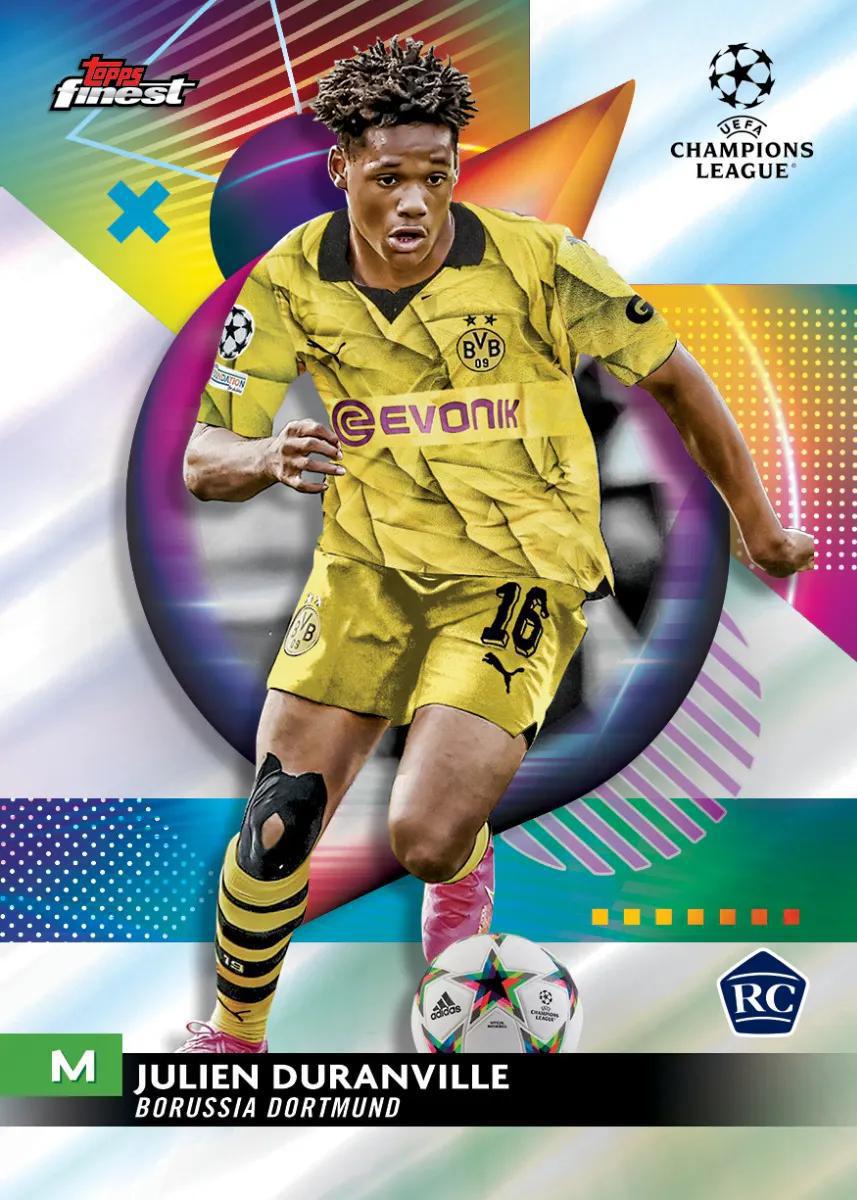 2023/24 Topps UEFA Club Competitions Finest Soccer Hobby 8-Box Case