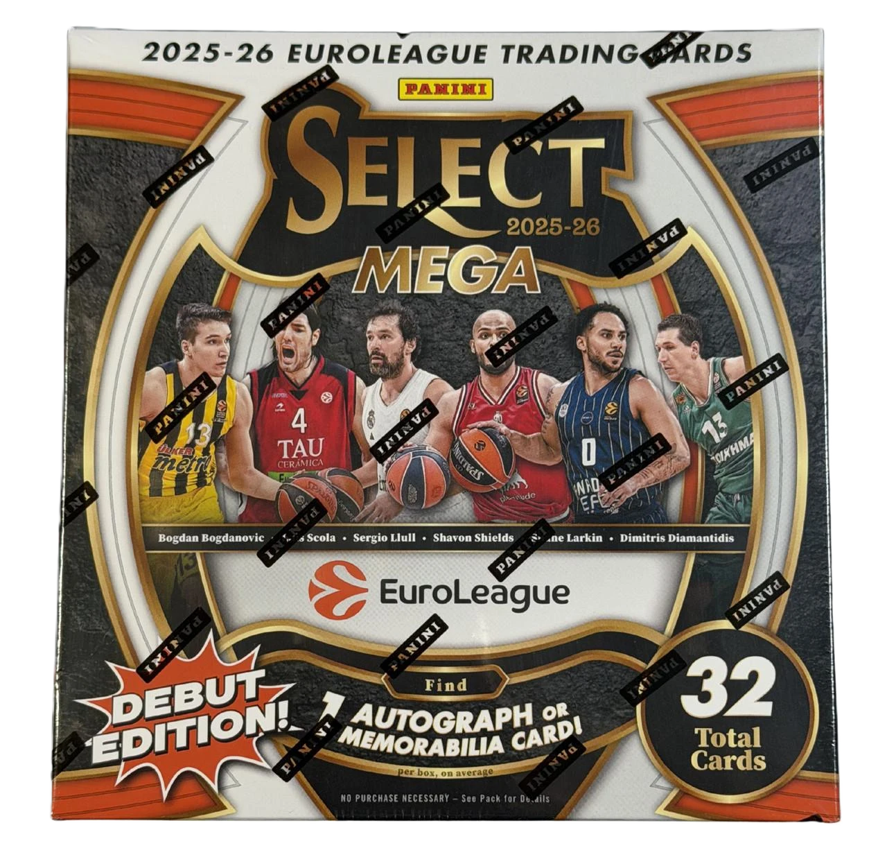 2025/26 Panini Select EuroLeague Basketball Hobby Mega Box