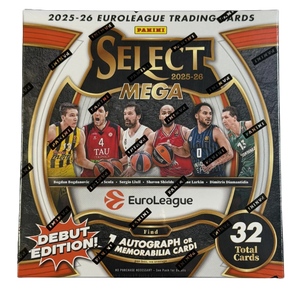 2025/26 Panini Select EuroLeague Basketball Hobby Mega Box