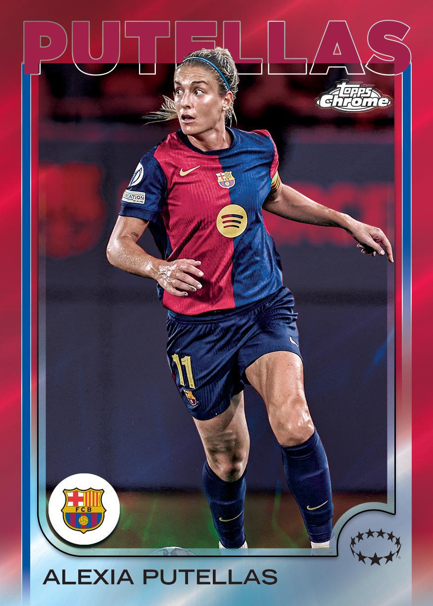 2024/25 Topps UEFA Women's Champions League Chrome Soccer Hobby Box