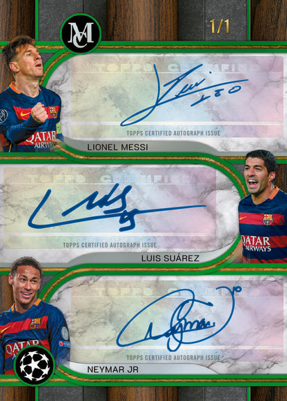 2025/26 Topps UEFA Club Competitions Museum Collection Soccer Hobby Box