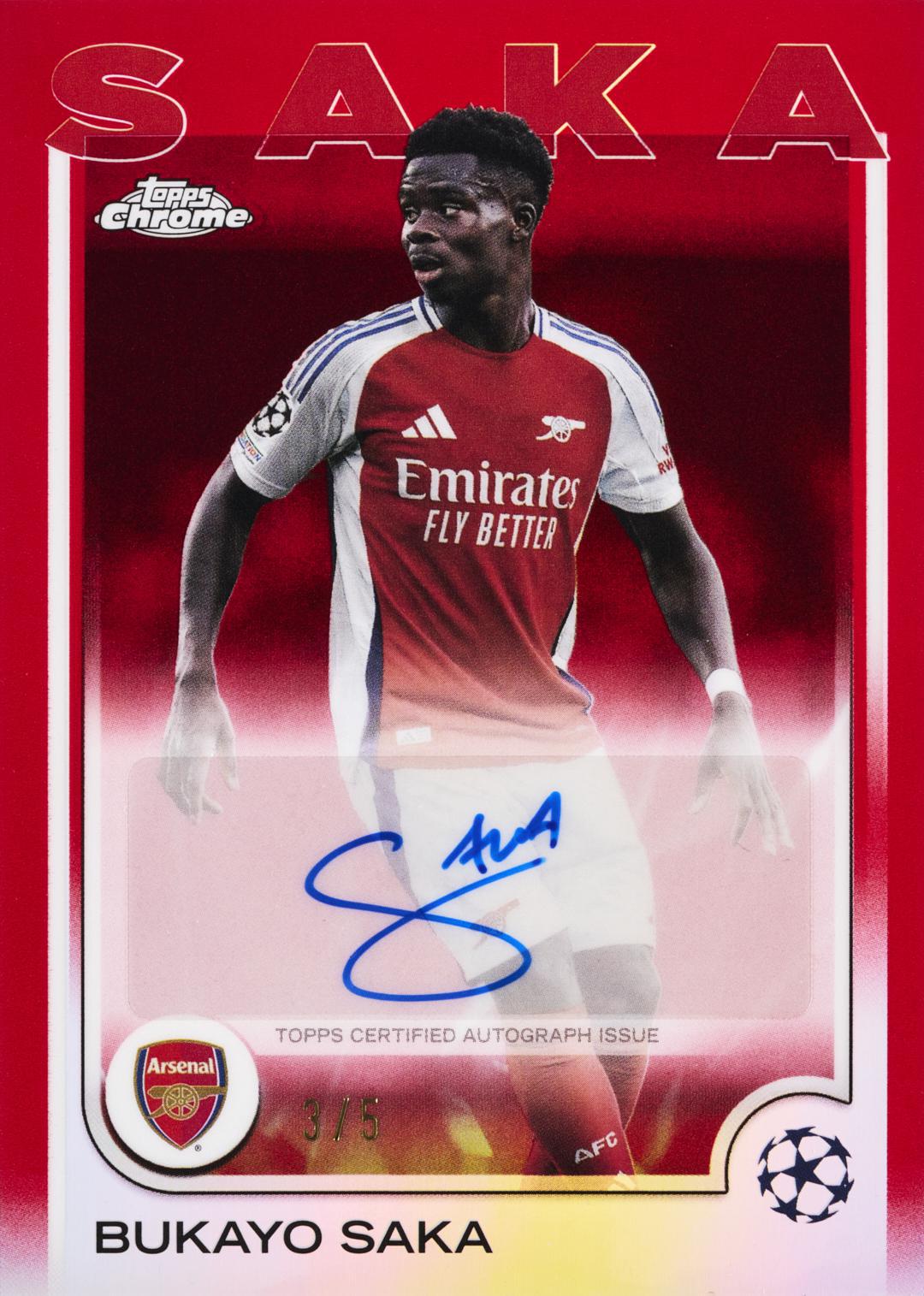 2024/25 Topps UEFA Club Competitions Chrome Soccer Breaker's Delight Box