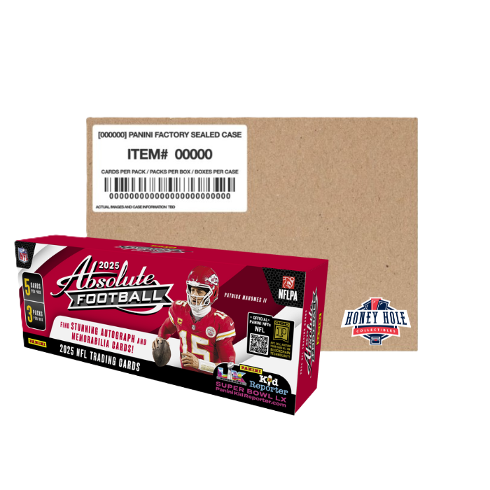 2025 Panini Absolute Football Hobby 12 Box Case
