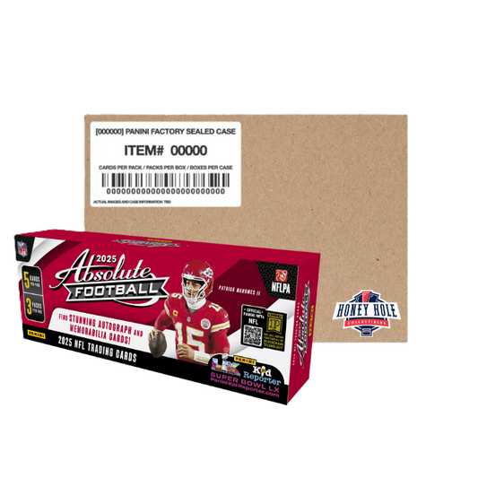2025 Panini Absolute Football Hobby 12 Box Case