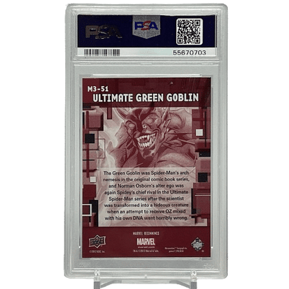 2012 Marvel Beginnings Ultimate Green Goblin #M3-51 Prime Micromotion PSA 10