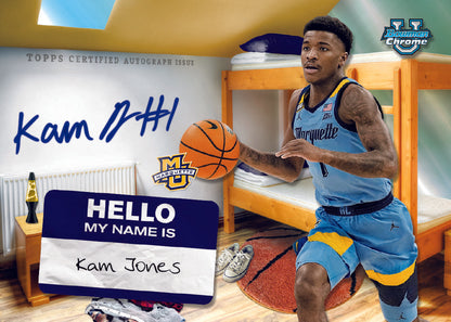 2024/25 Bowman Chrome University Basketball Hobby Box