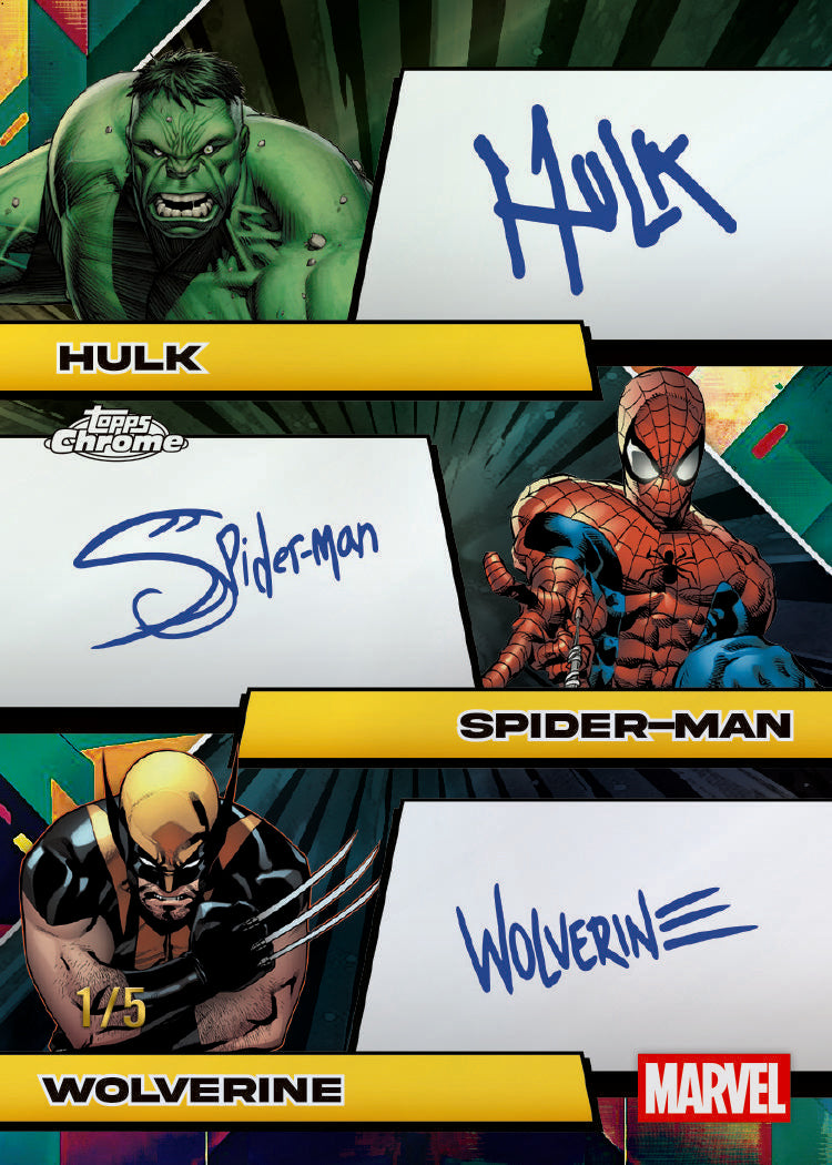2025 Topps Marvel Chrome Hobby Box