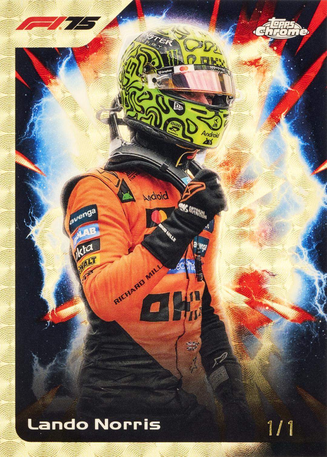2025 Topps Chrome Formula 1 Racing Hobby 12 Box Case