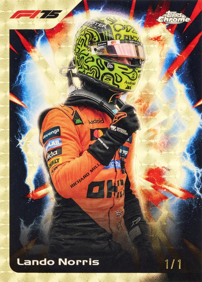 2025 Topps Chrome Formula 1 Racing Hobby 12 Box Case