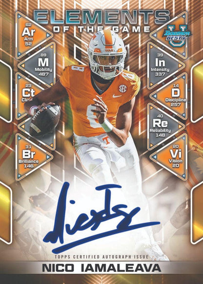 2024 Bowman's Best University Football Delight Box