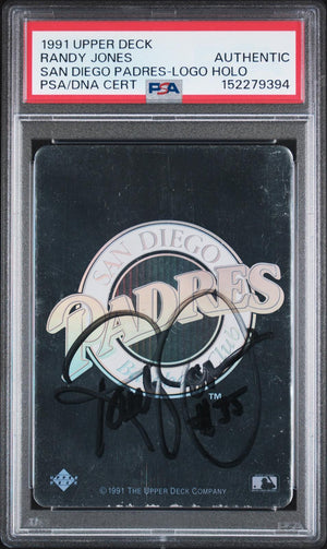 1991 Upper Deck Team Logo Holograms San Diego Padres San Diego Padres-Logo Holo PSA Authentic