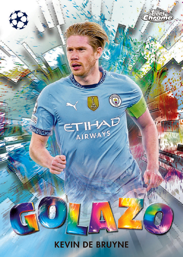 2024/25 Topps UEFA Club Competitions Chrome Soccer Breaker's Delight Box