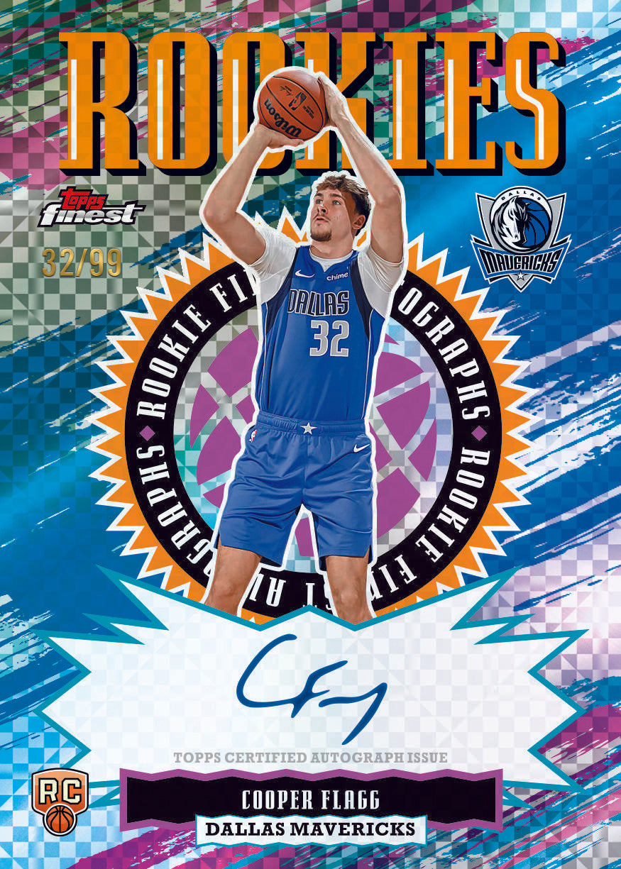 2025/26 Topps Finest Basketball Hobby 8 Box Case