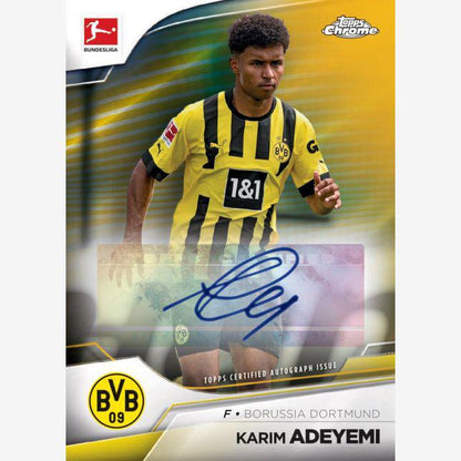 2023/24 Topps Chrome Bundesliga Soccer Hobby Box