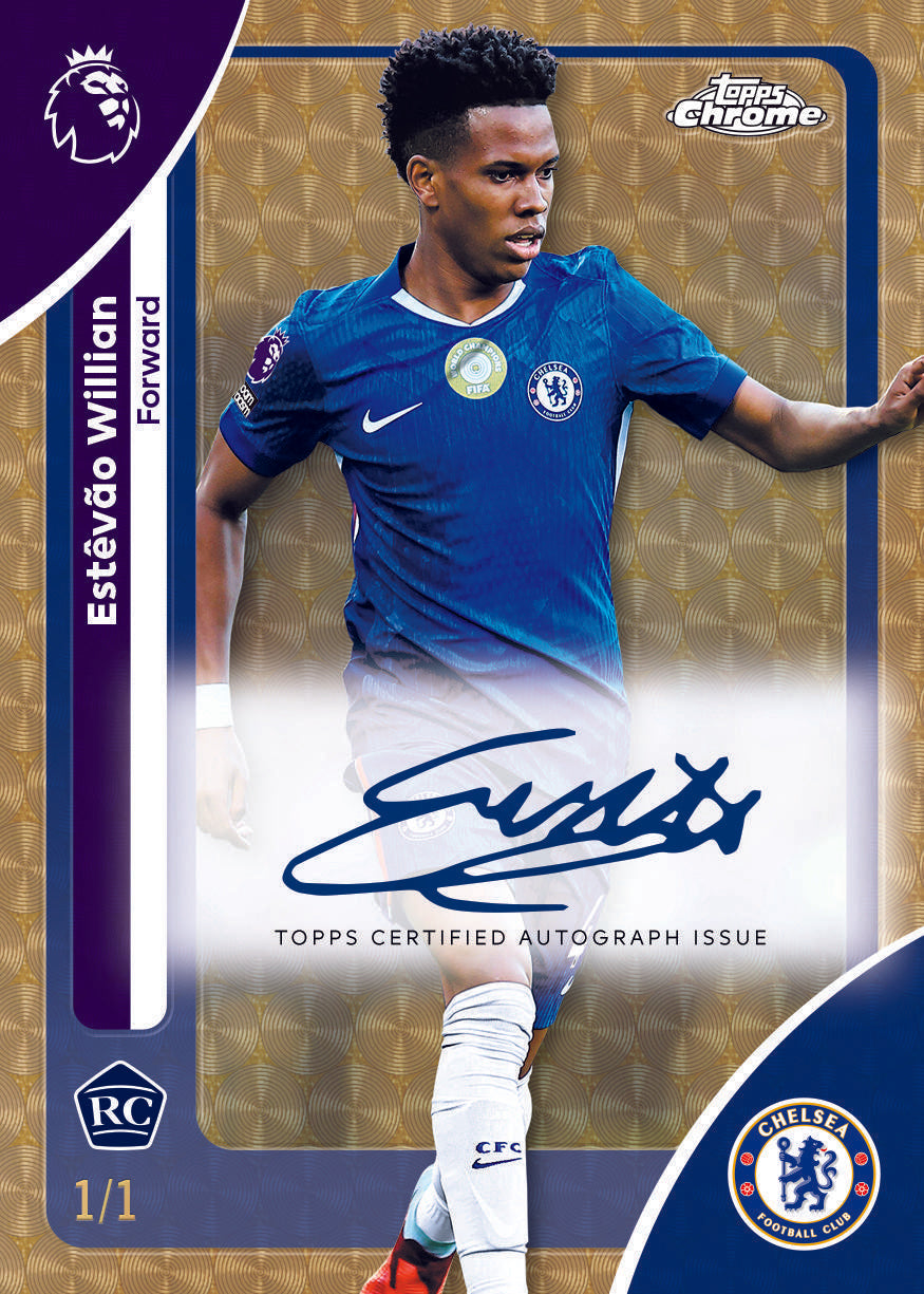2026 Topps Chrome Premier League Soccer Blaster Box