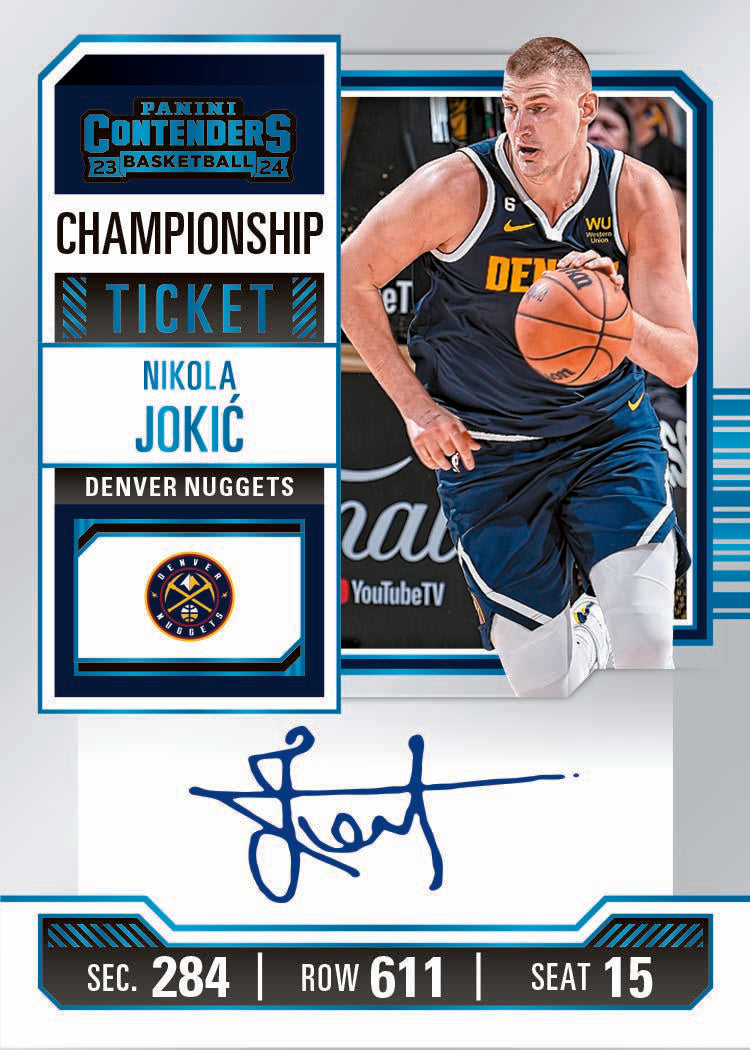 2023/24 Panini Contenders Basketball Hobby 12 Box Case
