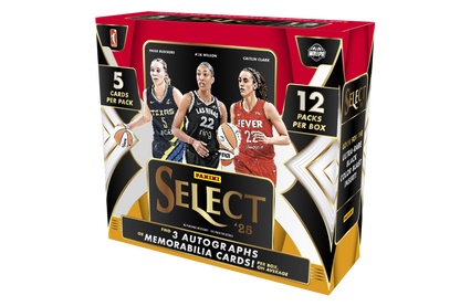 2025 Panini Select WNBA Basketball Hobby 12 Box Case
