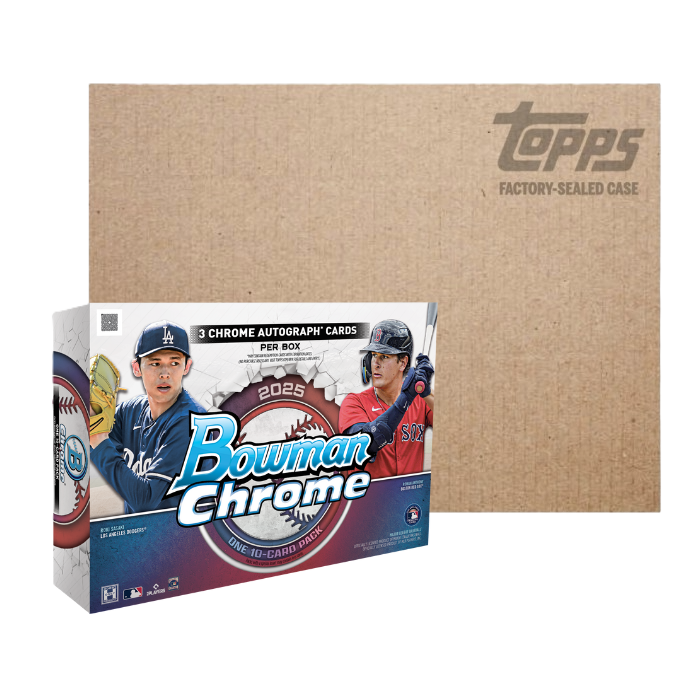 2025 Bowman Chrome Baseball Breakers Delight 6 Box Case