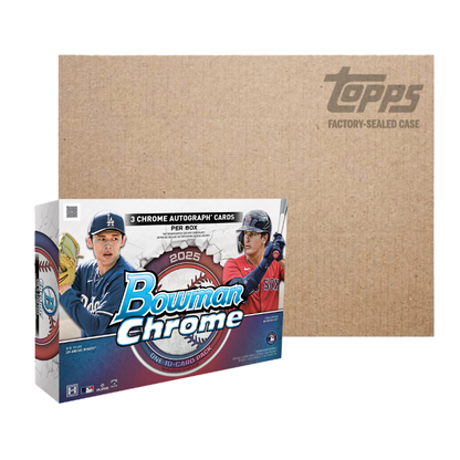 2025 Bowman Chrome Baseball Breakers Delight 6 Box Case