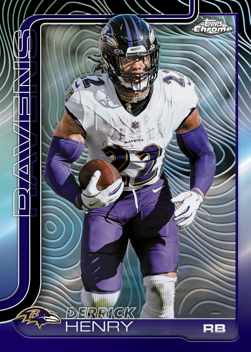 2025 Topps Chrome Football Hobby Box 12-Box Case