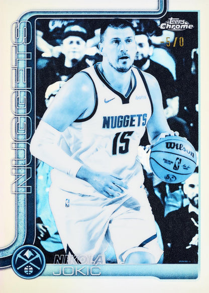 2025/26 Topps Chrome Basketball Breaker's Delight 6 Box Case