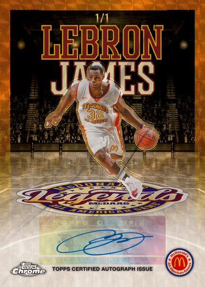 2025 Topps Chrome McDonald's All American Basketball Mega Box