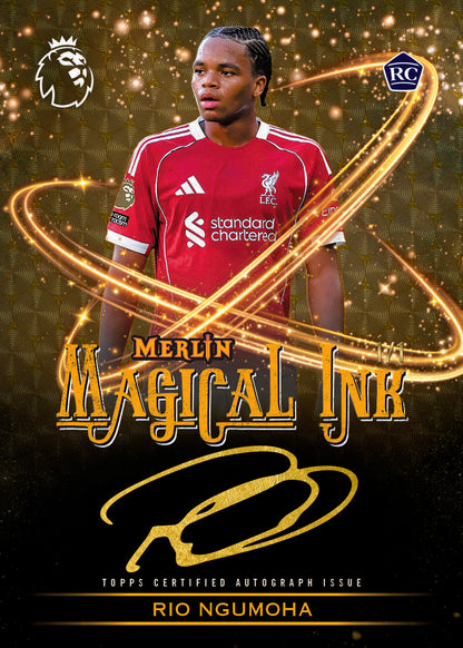 2026 Topps Merlin Premier League Soccer Blaster Box