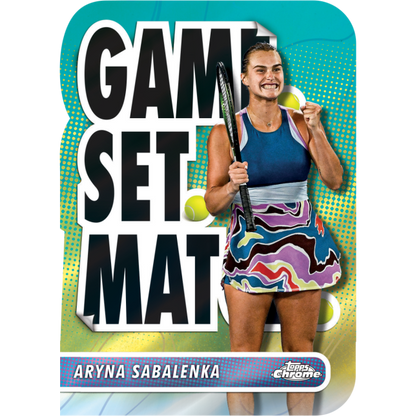 2024 Topps Chrome Tennis Hobby 12 Box Case