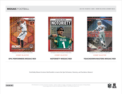 2025 Panini Mosaic Football Hobby Blaster Box