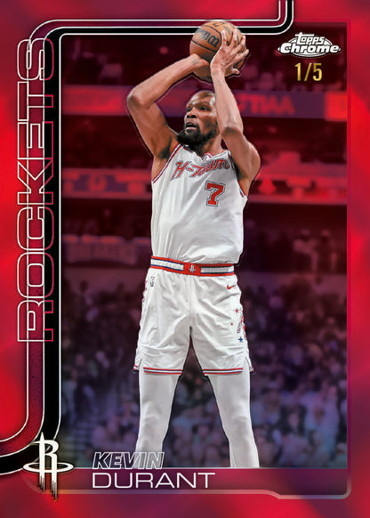 2025/26 Topps Chrome Update Series Basketball Delight 6 Box Case