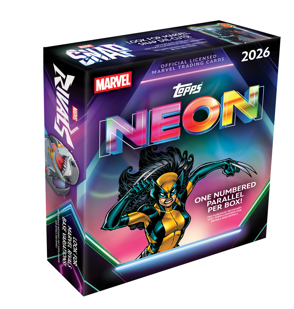 2026 Topps Marvel Neon Mega Box