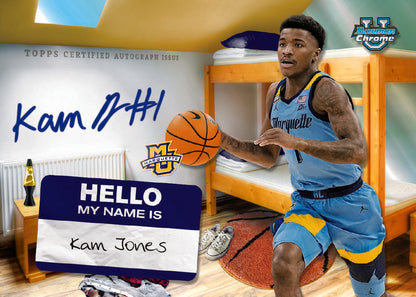 2024/25 Bowman Chrome University Basketball Mega Box