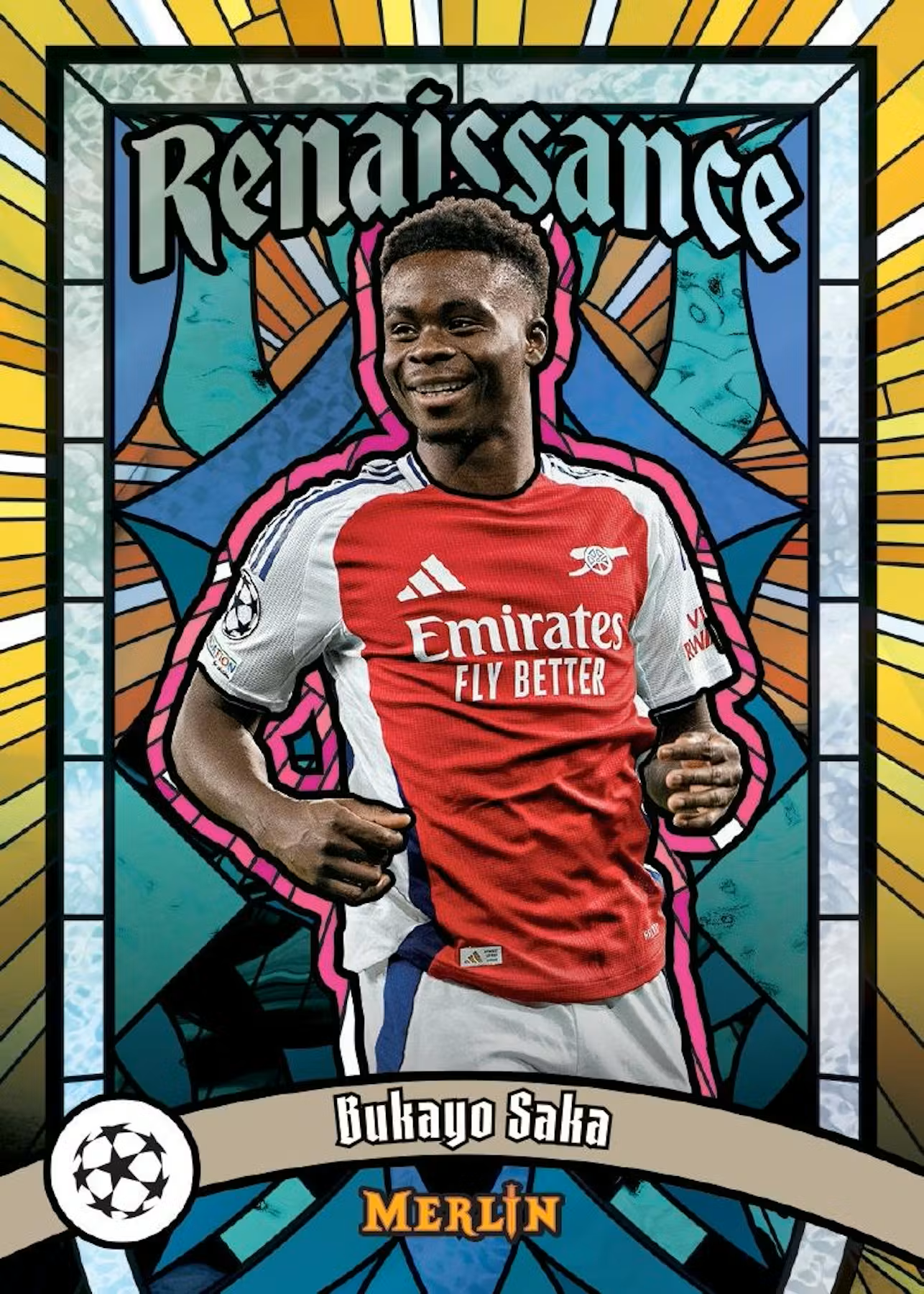 2024/25 Topps UEFA Club Competitions Merlin Chrome Soccer Hobby Box