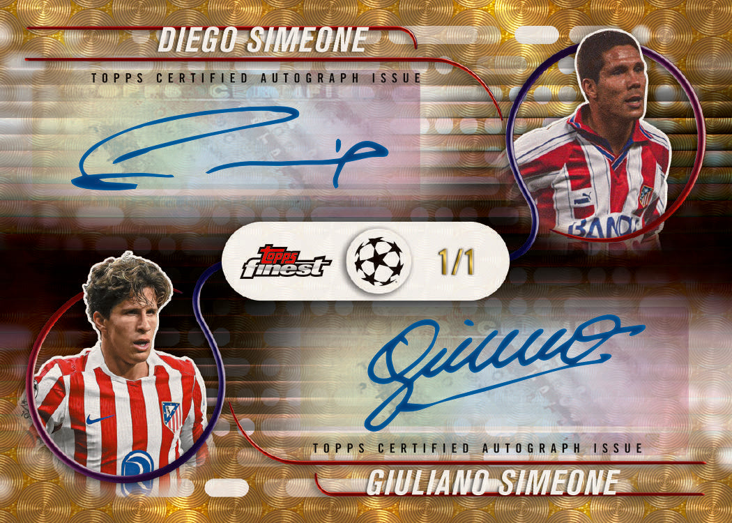 2025/26 Topps UEFA Club Competitions Finest Soccer Hobby 8 Box Case
