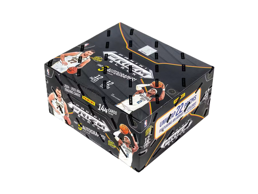 2024/25 Panini Prizm Black Basketball Hobby 12 Box Case