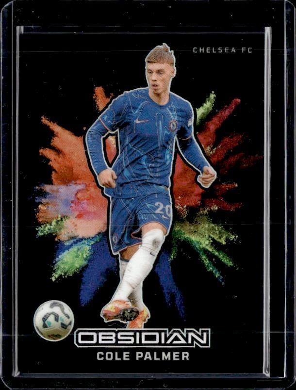 2024-25 Panini Obsidian #12 Cole Palmer Black Color Blast