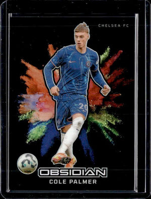 2024-25 Panini Obsidian #12 Cole Palmer Black Color Blast