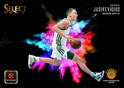 2025/26 Panini Select EuroLeague Basketball Hobby Box