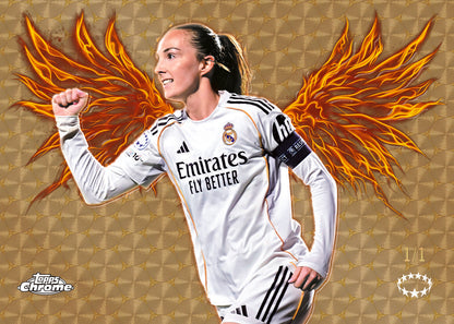 2025/26 Topps UEFA Women's Champions League Chrome Soccer Hobby Box