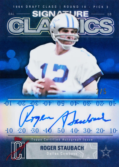 2025 Topps Signature Class Football Hobby Box
