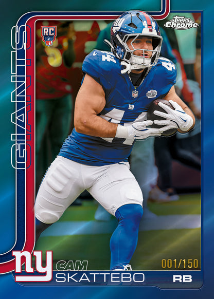 2025 Topps Chrome Football Hobby Box