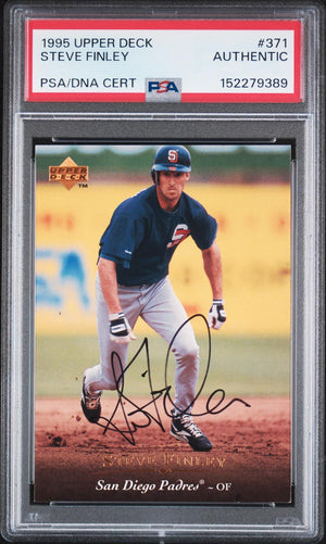 1995 Upper Deck #371 Steve Finley PSA Authentic