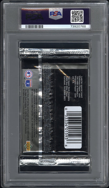 1993 SP Baseball Foil Pack PSA 8